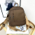 Brown Bag 2024 New Internet Celebrity Fashion Women Shoulder Bag Multi-Functional Outdoor Leisure Backpack Versatile Backpack