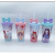 Plastic Cup with Straw Children's Cartoon Drink Cup Printing Cup Juice Cup