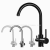 Kitchen Sink Faucet 3 Way Water Filter Tap Kitchen Filtered Mixer Pull Down Faucet Kitchen Crane Pure Water Mixers