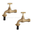 Brass Bibcock Brass Handle Bathroom Wall Mount Washing Basic Faucet Outdoor Garden Hose Single Cold Water Tap South American Bibcock Water Taps