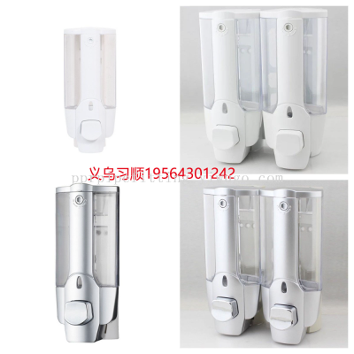 Foreign Trade Export Punch-Free Wall-Mounted Single-Head Double-Head Manual Press Hand Sanitizer Soap Box Soap Dispenser