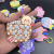 Cross-Border Mini Handheld Game Machine Cartoon Pattern Hamster Electronic Luminous Decompression Toy Small Keychain Wholesale