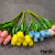 Artificial flowers, artificial tulip, single branch flower material pu
