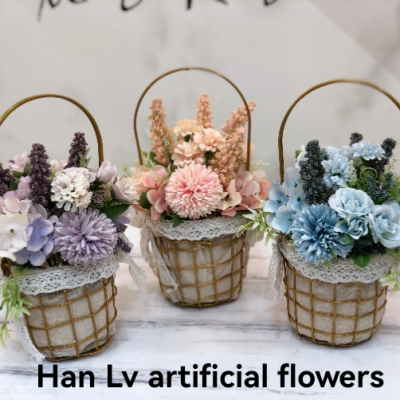 Flower Basket artificial flowers suit 1pcs