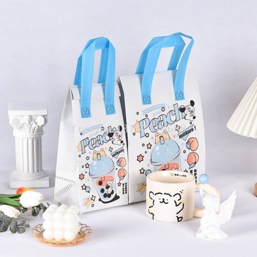 无纺布保温袋外卖专用铝箔自封一次性餐饮奶茶手提袋定制打包袋子