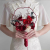  Circular Fan Wedding Antique Bride Holding Small Fan Chinese Fresh Bouquet Flower Shop Handmade DIY Folding Fan
