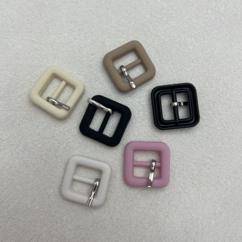 uv plated plastic shoe buckle pin buckle spray rubber paint