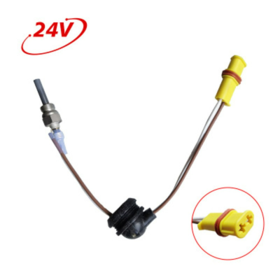 Firewood Heating Ceramic Heater Plug 24V Parking Heater 24V Silicon Nitride Red Hat Point Piston Air Heater Accessories