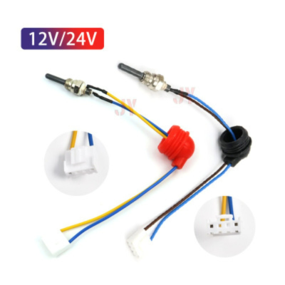Ceramic Heater Plug Set Parking Heater 12V Silicon Nitride Red Hat Point Piston 24V Air Heater Accessories