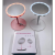 Led Desktop Folding Makeup Mirror with Light Desktop Intelligent Induction FillMirror Storage Three-Color Light