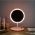 Led Desktop Folding Makeup Mirror with Light Desktop Intelligent Induction FillMirror Storage Three-Color Light