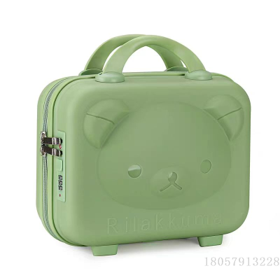 Suitcase Makeup Small Box Bag 14-Inch Cartoon Cute Password Suitcase Convenient 16-Inch Mini Storage Box Female