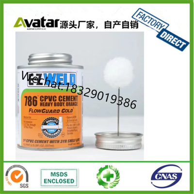 Z WELD Fast Seting Pvc/Cpvc Pipe Cement Glue/Heavy Body Pipe Cement