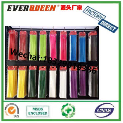 Eva Silicone Colorful Hot Melt Glue Stick 7mm 11mm Oem Factory Wholesale