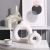Nordic Instagram Style Donut Ceramic Vase Ornaments B & B Living Room Flower Vase Circle Home Hotel Decorations