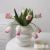 Creative Ceramic Vase White Living Room and Sample Room Soft Home Decoration Creative Donut Flower Device