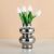 Factory Direct Sales High Sense Light Luxury Vase Creative Decoration Living Room TV Cabinet Hallway Cream Style Ceramic Flower Container