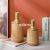 Simple Modern Light Luxury Ceramic Vase Two-Piece Set Soft Home Decoration Decoration and Ornament Model Room Flower Device