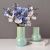 Nordic Style Living Room Decoration Dining Table Flower Magic Color Ceramic Vase Wedding Hotel Soft Outfit Crafts