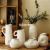 Nordic Style Ceramic Vase Flower Arrangement Ornaments Vase Living Room Soft Decoration Retro Hydroponic Vessel Home Art Flower Device H