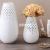 Nordic Style Simple Modern Ceramic Vase Creative Hollow Flower Arrangement Dried Flower Dining Table TV Cabinet Domestic Ornaments