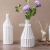 Nordic Modern Minimalist Ceramic Vase Pencil-Shaped Flower Vase Living Room Dining Table Model Room Designer Decoration