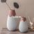 Nordic Creative Art Morandi Ceramic Vase Dining Table Flower Table Tea Table Hydroponic Model Room Living Room Hallway Ornaments