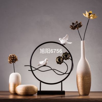 Wholesale New Chinese Style Zen Decoration Decoration Creative Artistic Home Decoration Office Retro Style Factory Direct Sales