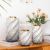 INS Style Good-looking Ceramic Vase Decoration Niche Electroplating Nordic Vase Home Living Room Decorations Flower Container