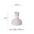 Ceramic Vase Nordic Modern Minimalist White Dried Flowers Flower Container Home Living Room Soft Decorations Decoration Wholesale