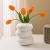 High-Grade Ceramic Vase Home Living Room and Sample Room Soft Decoration Creative Pebble Shaped Vase Flower H