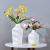 Modern Minimalist Pure Handmade Ceramics Vase Home Living Room Dining Table Top Art Decoration Creative Design Style