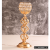 Crystal Candlestick Metal Iron Art Candle Cup Living Room Dining Table Romantic Candlelight Dinner Decoration Candle Holder Gold Ornaments