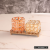 European Amber Glass Sugar Bowl Candy Box Snack Jar Storage Jar Candy Dish Seasoning Jar with Lid Factory Direct Sales