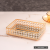 2023 New Cosmetic Storage Tray Home Decoration Crystal Tray Rectangular Mirror Storage Tray Jewelry Box