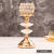 European-Style Mini Crystal Candlestick Creative Metal Ornaments Wedding Hotel Home Candlelight Dinner Props Layout Ornament