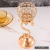 2023 European New Style Electroplated Golden Candlestick Home Decoration Crafts Candle Holder Single Head Creative Ornaments
