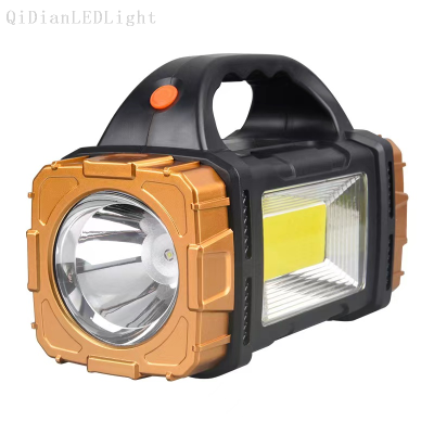 New LED Light Portable Searchlight Multifunctional Portable Lamp Power Torch Solar Charging