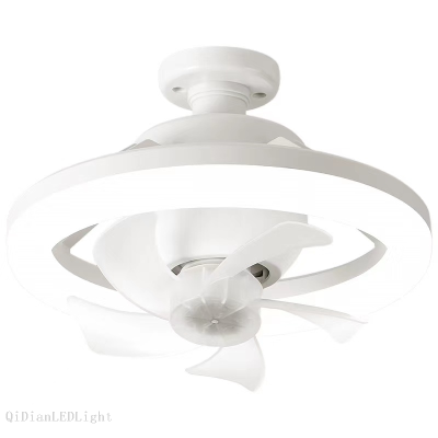 360 ° Shaking Head Fan Lamp Bedroom Bathroom Remote Control LED Ceiling Light High Power Fan Lamp