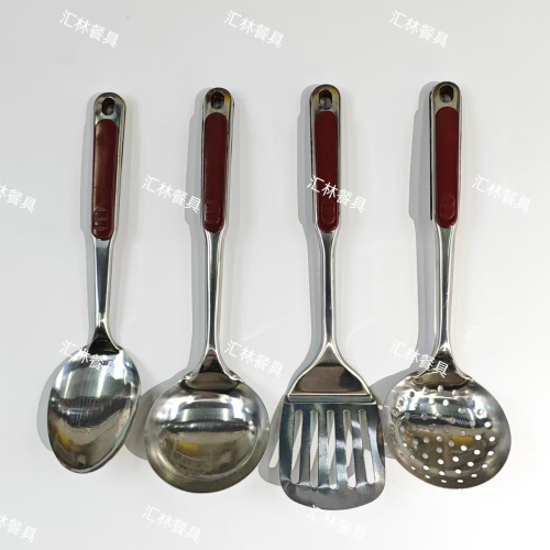 外贸热销不锈钢厨房用品厨具汤壳汤漏粉刨锅铲漏铲肉叉