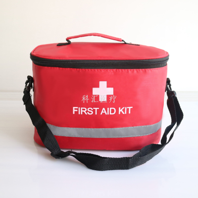 Family First Aid Kits Home Care Storage Bag Outdoor Medical Bag Strap Shoulder Strap Portable Large Capacity Round Bag
