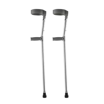 Aluminum Alloy Single Leg Elbow Crutch Retractable Walker Thickened Rubber Mat Disabled Walking Aids Rehabilitation App