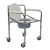 Potty Seat Wheeled Toilet Pregnant Women Toilet Chair Elderly Mobile Commode Chair Rehabilitation Stainless Steel
