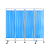 Hospital Stainless Steel Folding Screen Steel Pipe Plastic Spraying Blue Screen Clinic Partition Mobile Folding Screen