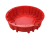Silicone Chiffon Cake Mold Household Oven Baking Mold Non-Slip Thickened Happy round Kitchen Cake Mold