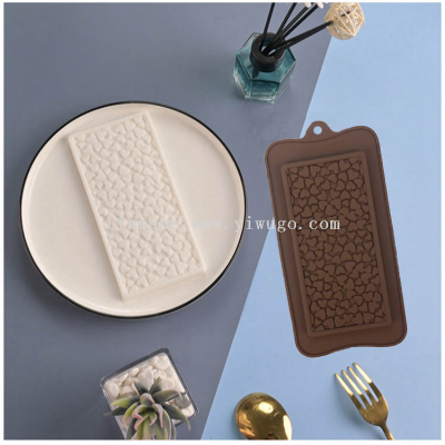 Small Love Silicone Chocolate Mold Candy Biscuit Cake Baking Mold Ice Cube Mold Heart-Shaped