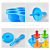 7-Hole Silicone Food Supplement Plate Baby Food Supplement Separately Packed Case Ice Cube Mold Ice Sucker Popsicle Mold