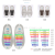 Korean Style Hot Sale 16 Extended Version Silicone Shoelace Shoelace for Lazy People Tie-Free Wash-Free Rainbow Luminous Shoelaces
