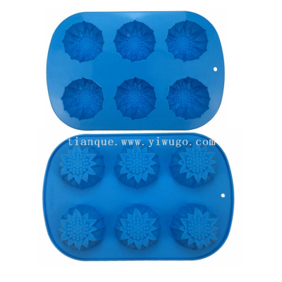 SUNFLOWER Cake Mold Edible Silicon Mold Mousse Cake Muffin Cup Mold DIY Kitchen Baking