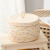 Cotton String Weaved Storage Basket Colorful Spot Storage Basket with Lid Household Kitchen Egg Basket Sundries Storage Basket